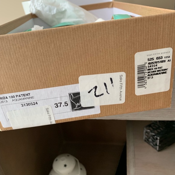 Christian Louboutin Iriza patent teal - Picture 7 of 7